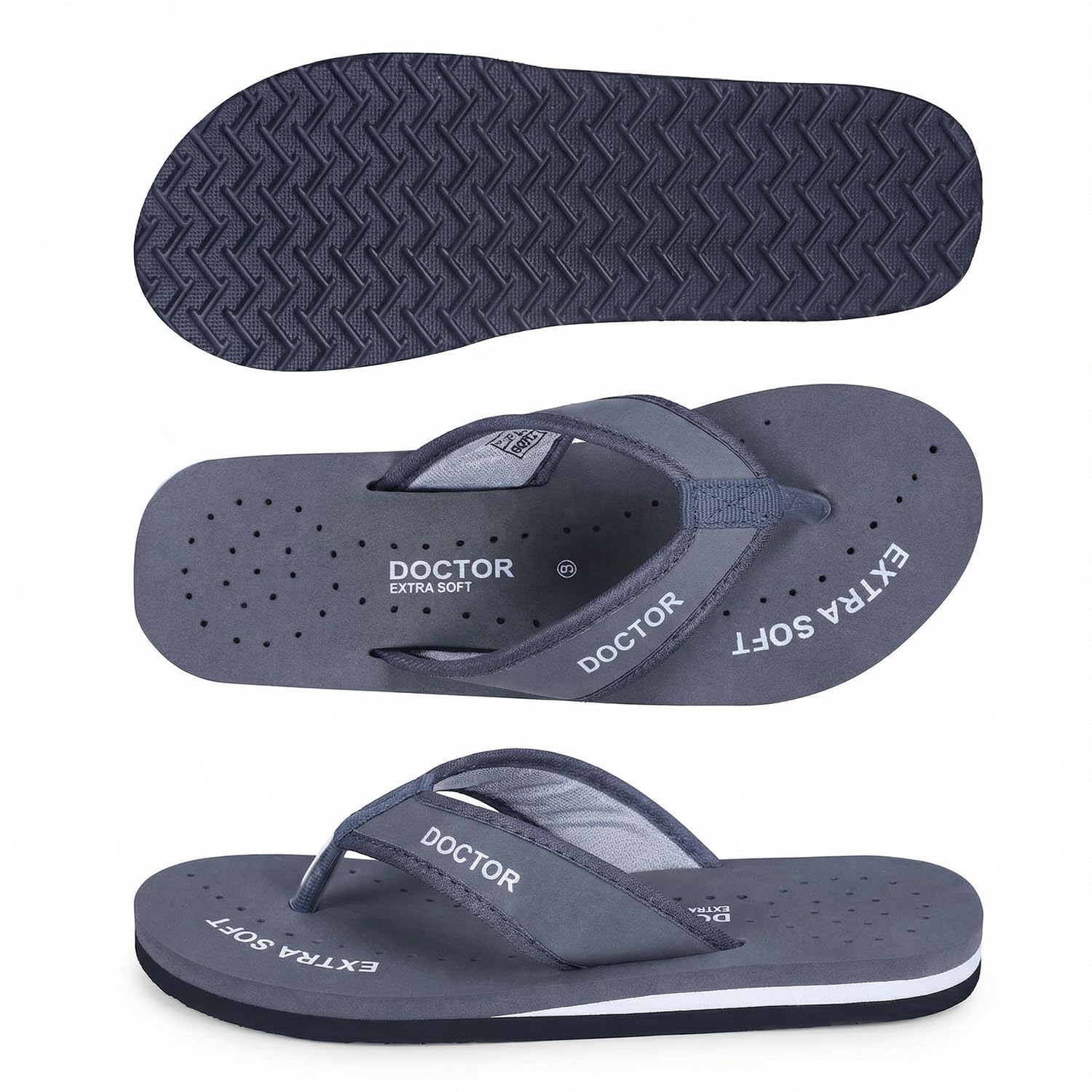 Doctor Extra Soft Women's Lightweight Flip-Flops - D-22 - Image 42