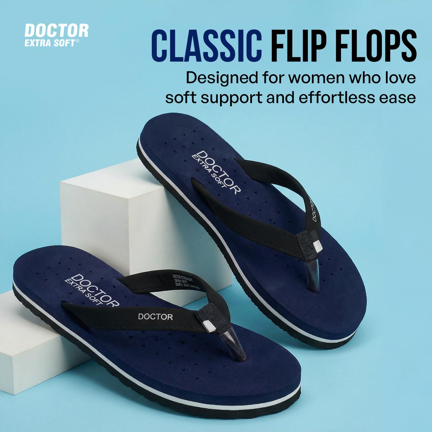 Doctor Extra Soft Women's Flat House Slippers - Image 4