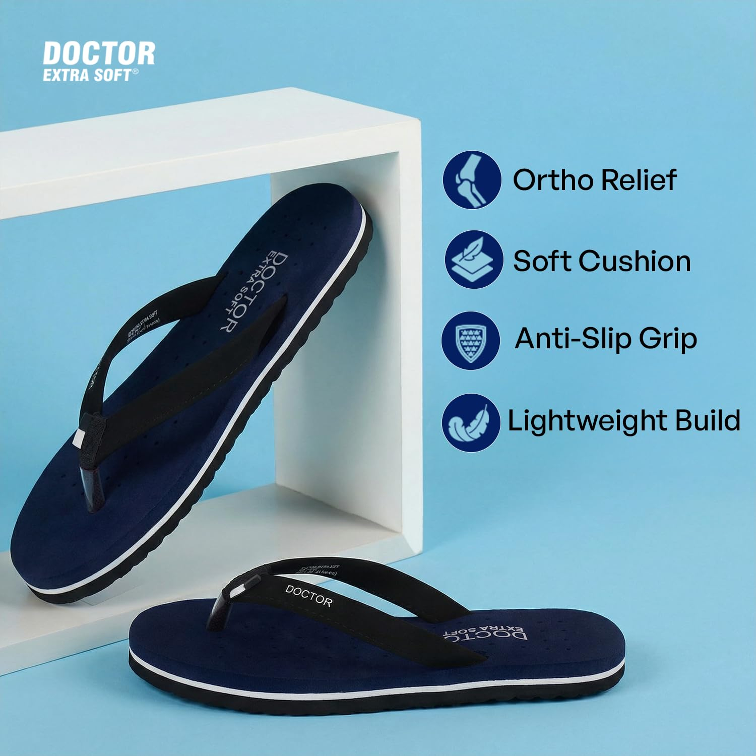 Doctor Extra Soft Women's Flat House Slippers - Image 6