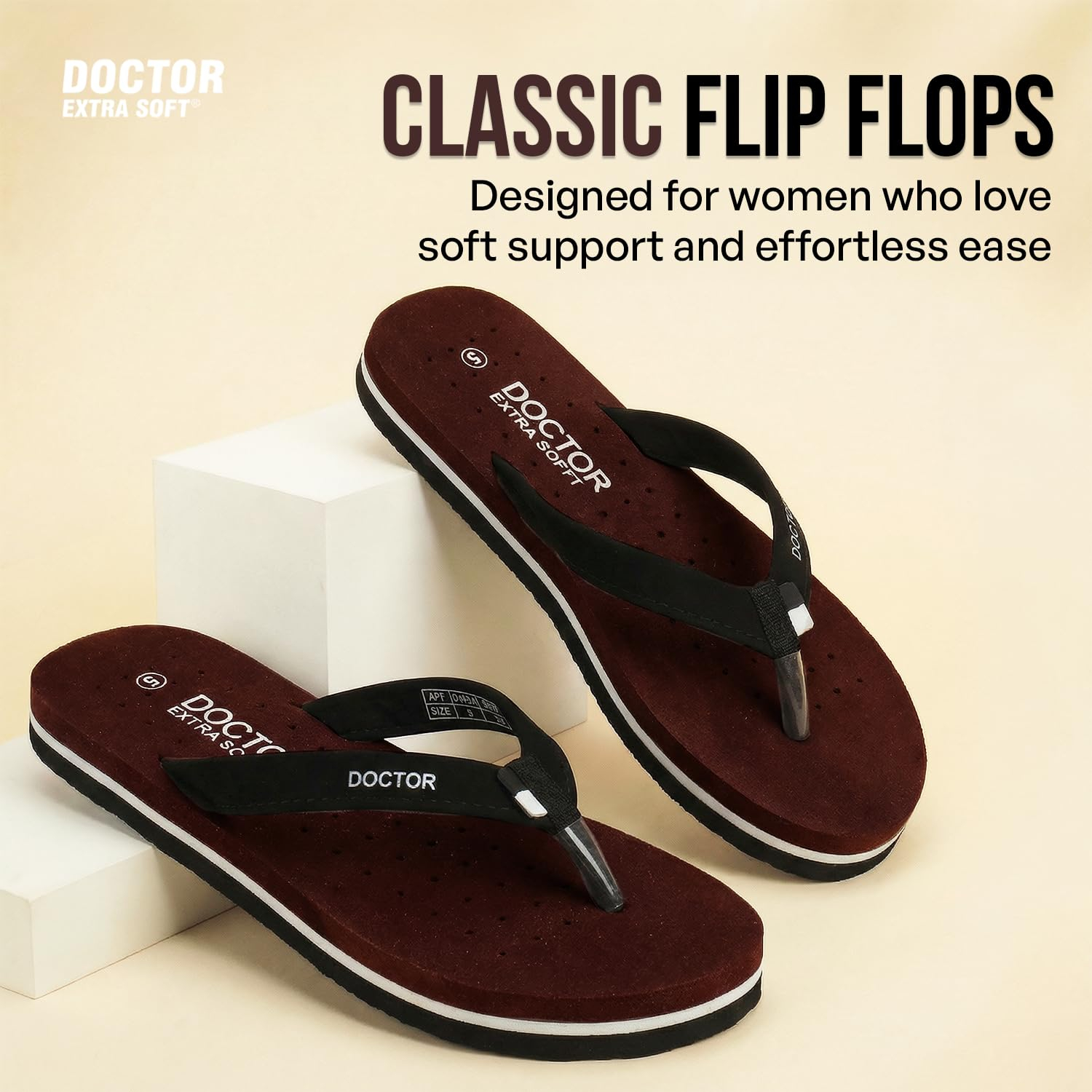 Doctor Extra Soft Women's Flat House Slippers - Image 11