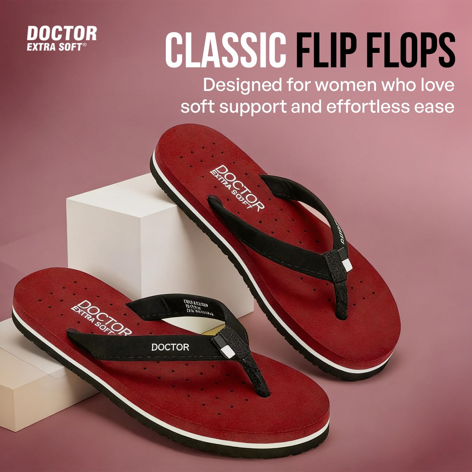 Doctor Extra Soft Women's Flat House Slippers - Image 18
