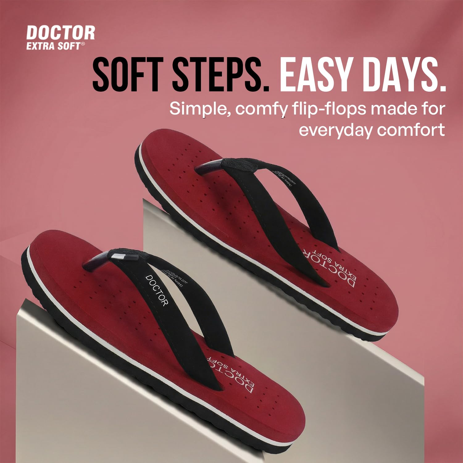 Doctor Extra Soft Women's Flat House Slippers - Image 19