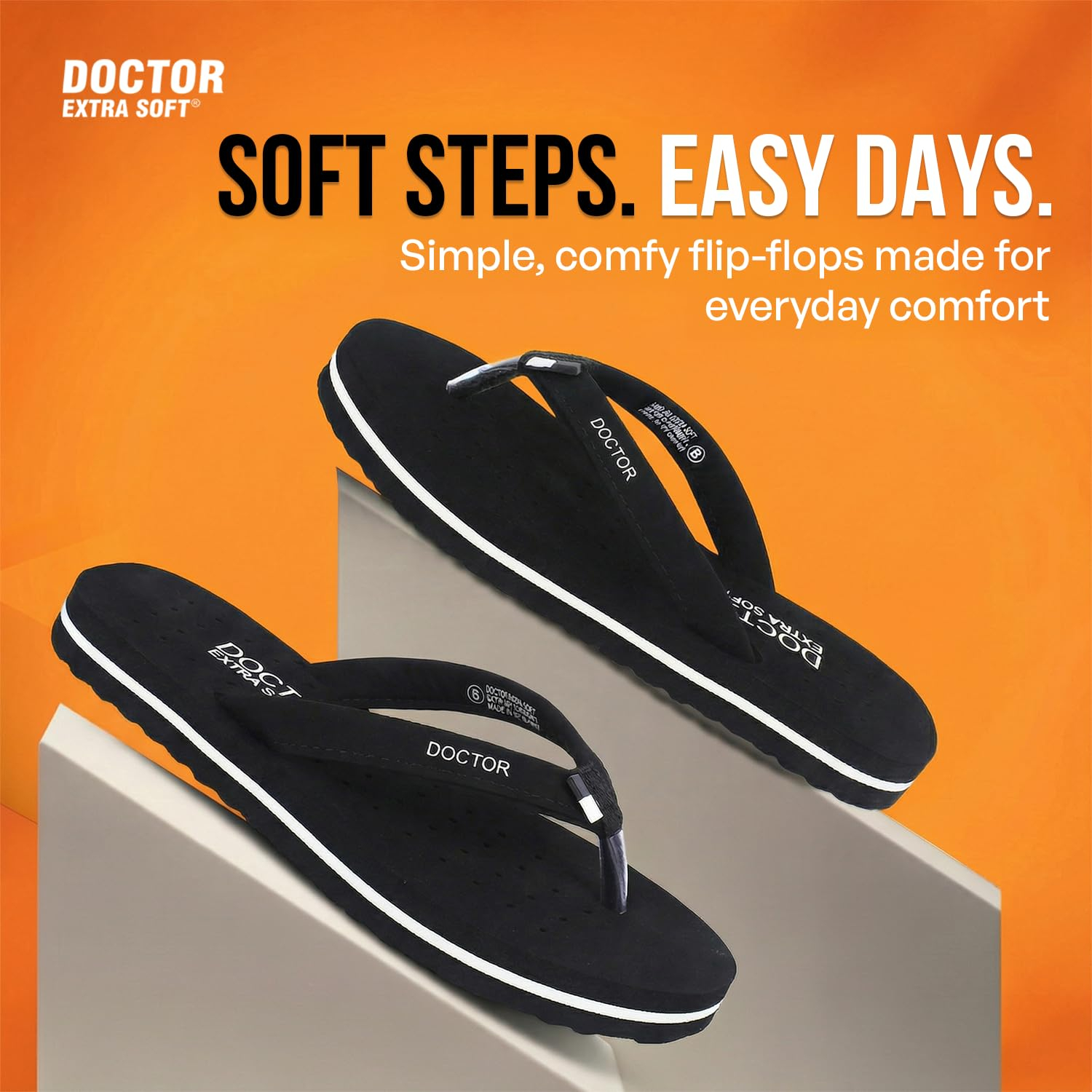 Doctor Extra Soft Women's Flat House Slippers - Image 32