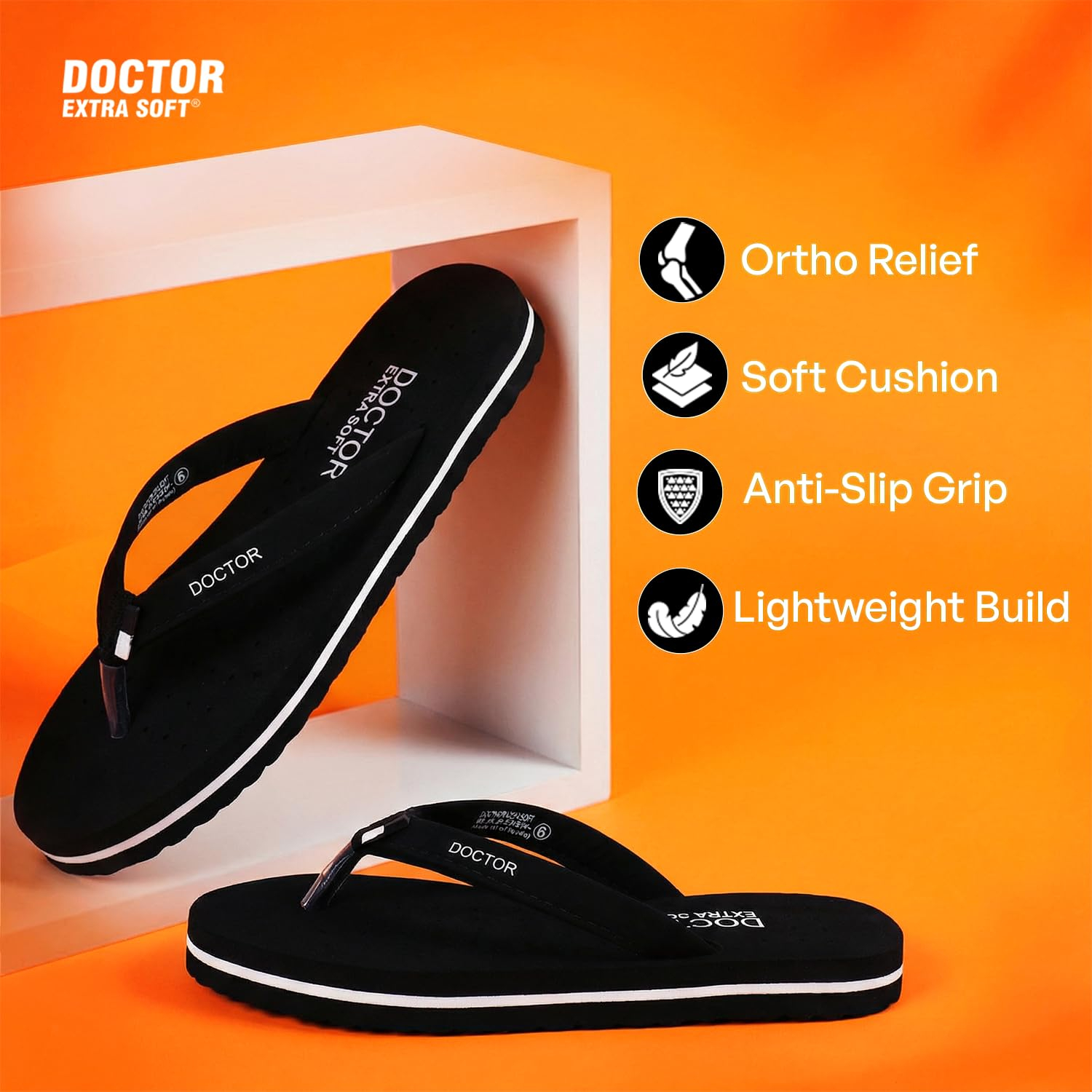 Doctor Extra Soft Women's Flat House Slippers - Image 33