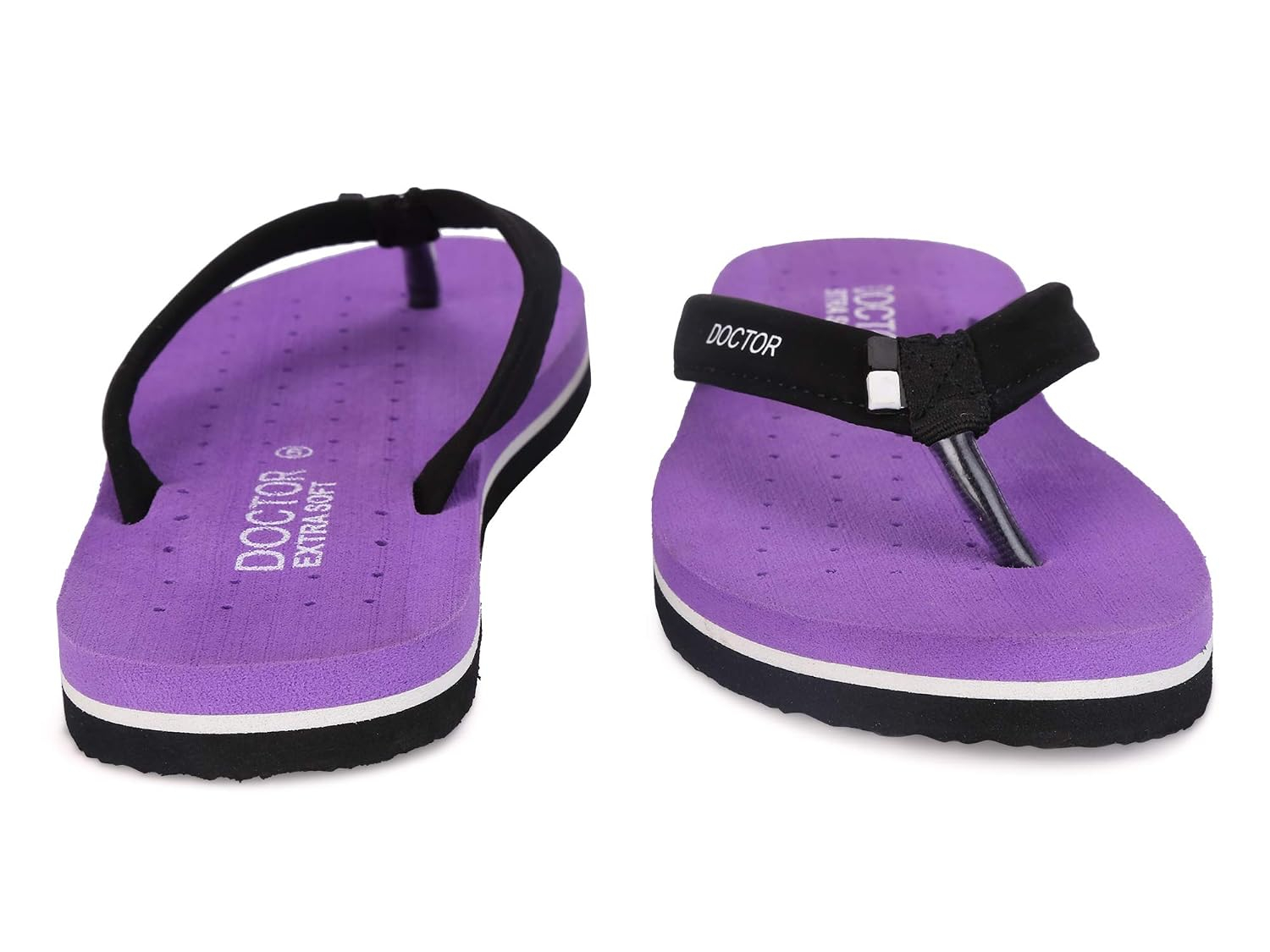 Doctor Extra Soft Women's Flat House Slippers - Image 40