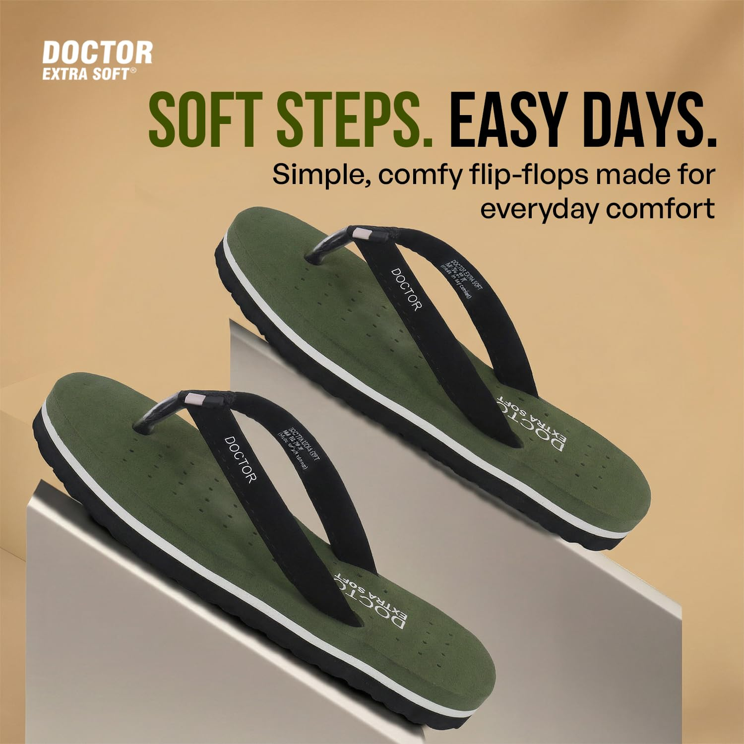 Doctor Extra Soft Women's Flat House Slippers - Image 54