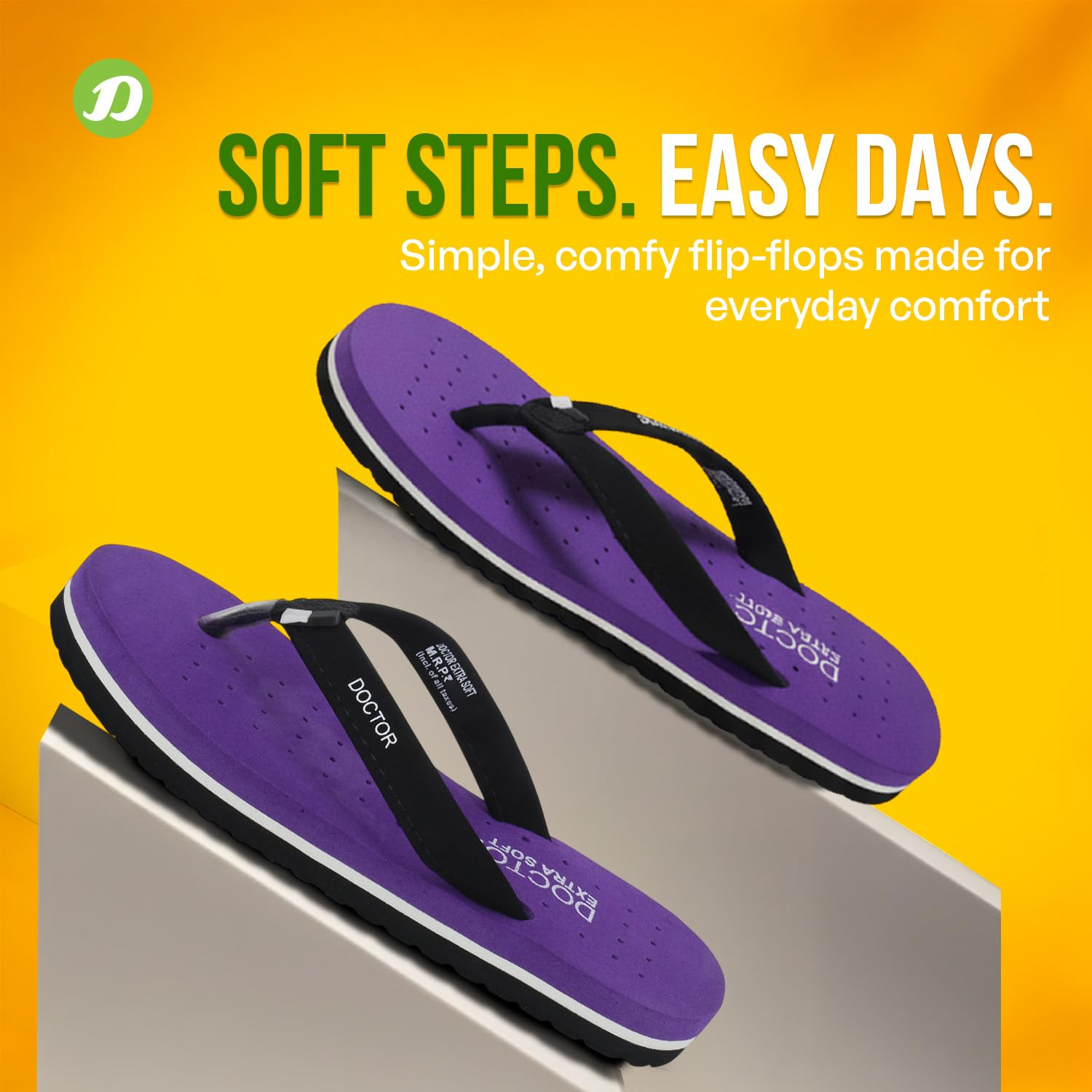 Doctor Extra Soft Women's Flat House Slippers - Image 82
