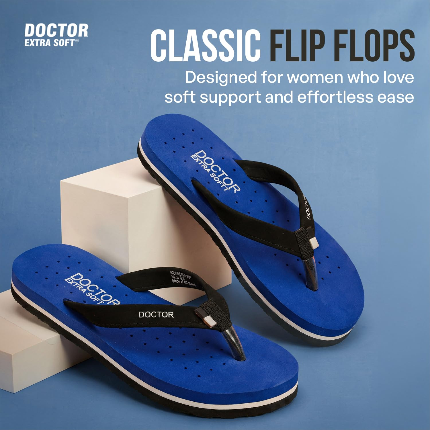 Doctor Extra Soft Women's Flat House Slippers - Image 88