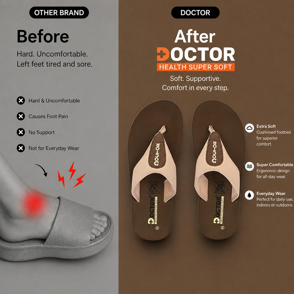 Doctor Health Super Soft Women's Cushioned Thong Flip-Flops - Image 16