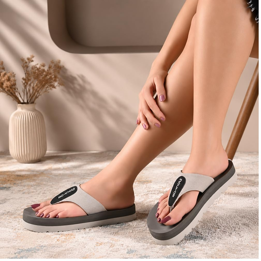 Doctor Health Super Soft Women's Cushioned Thong Flip-Flops - Image 35