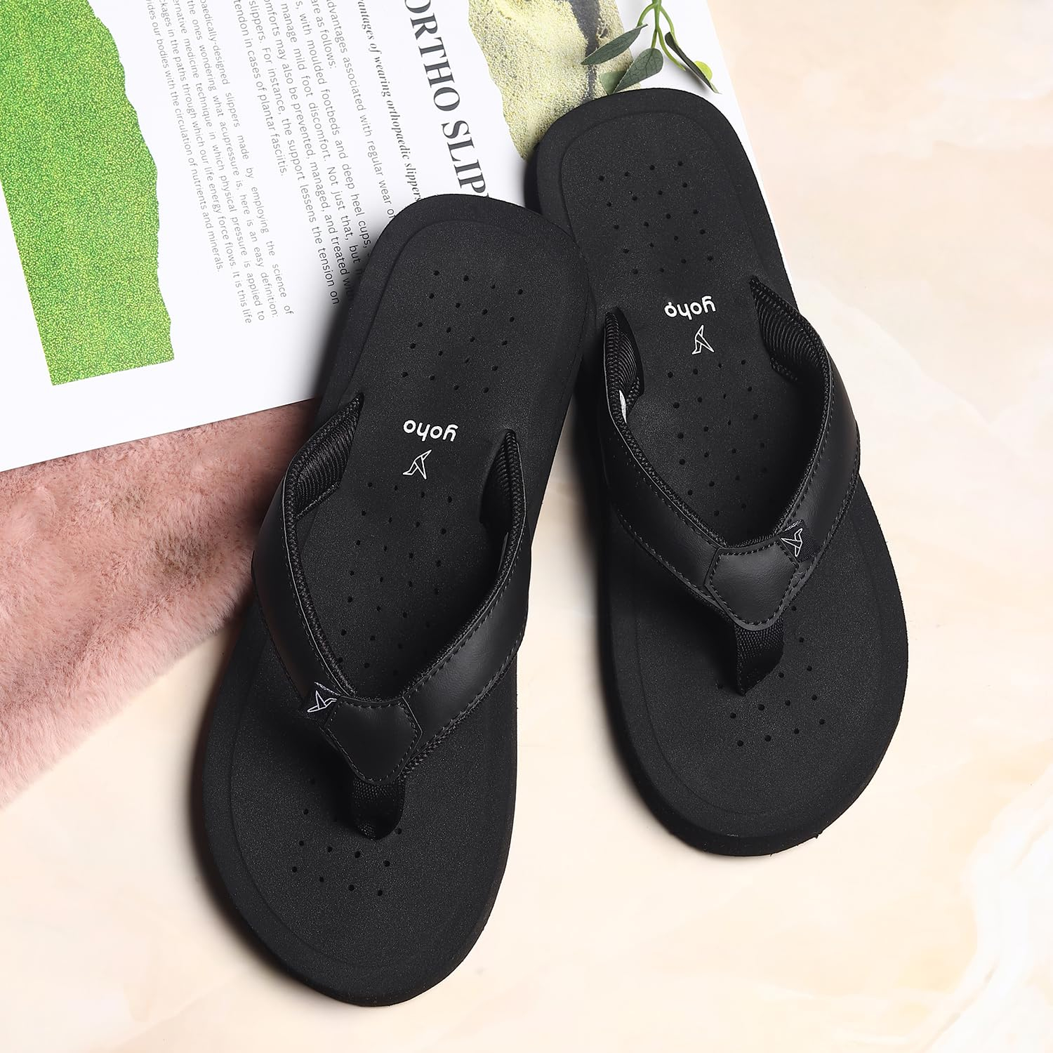 YOHO ArchFlex Women's Padded-Strap Flip-Flops - Image 17