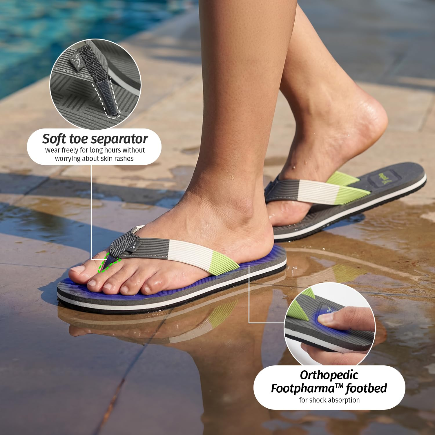 YOHO Bubbles Women's Lightweight Flip-Flops - Image 51