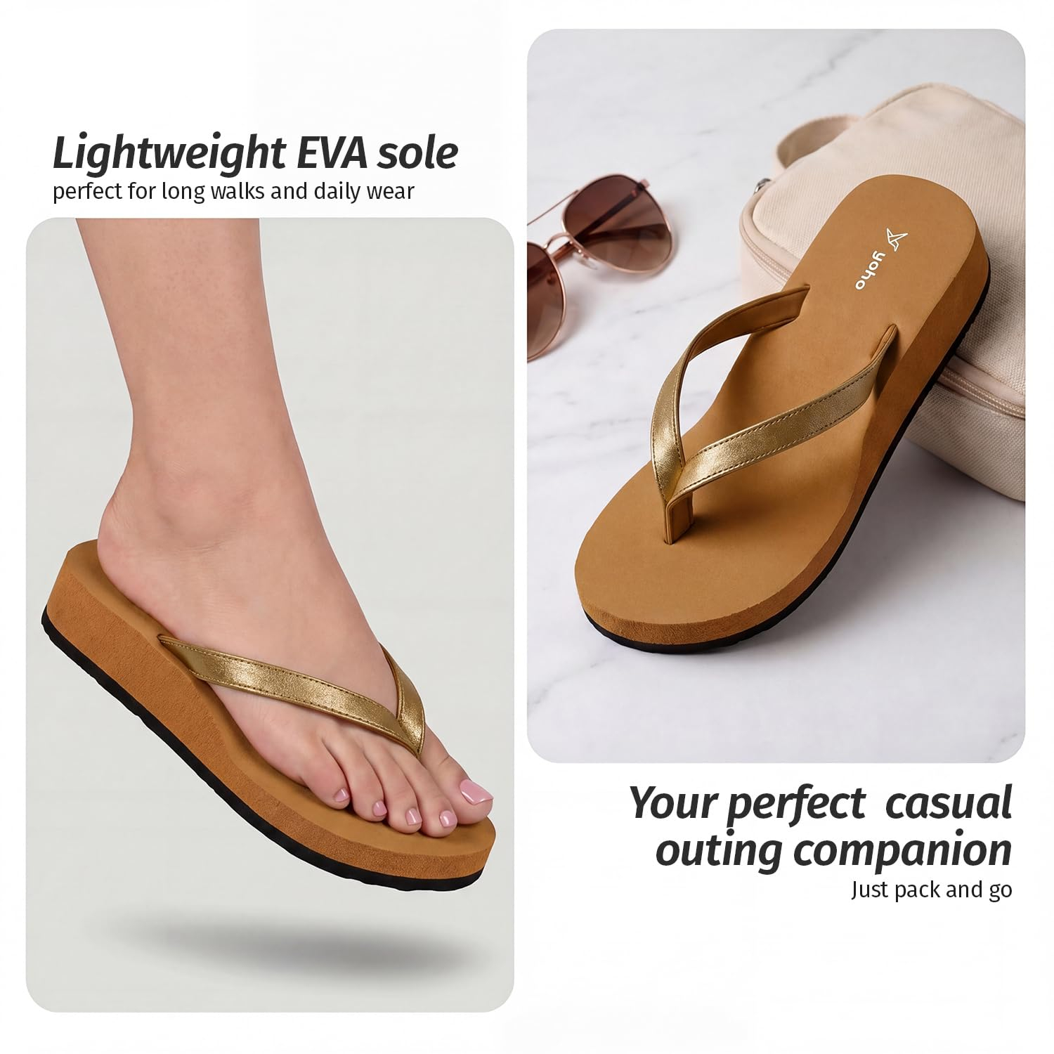 YOHO Bubbles Women's Lightweight Flip-Flops - Image 70