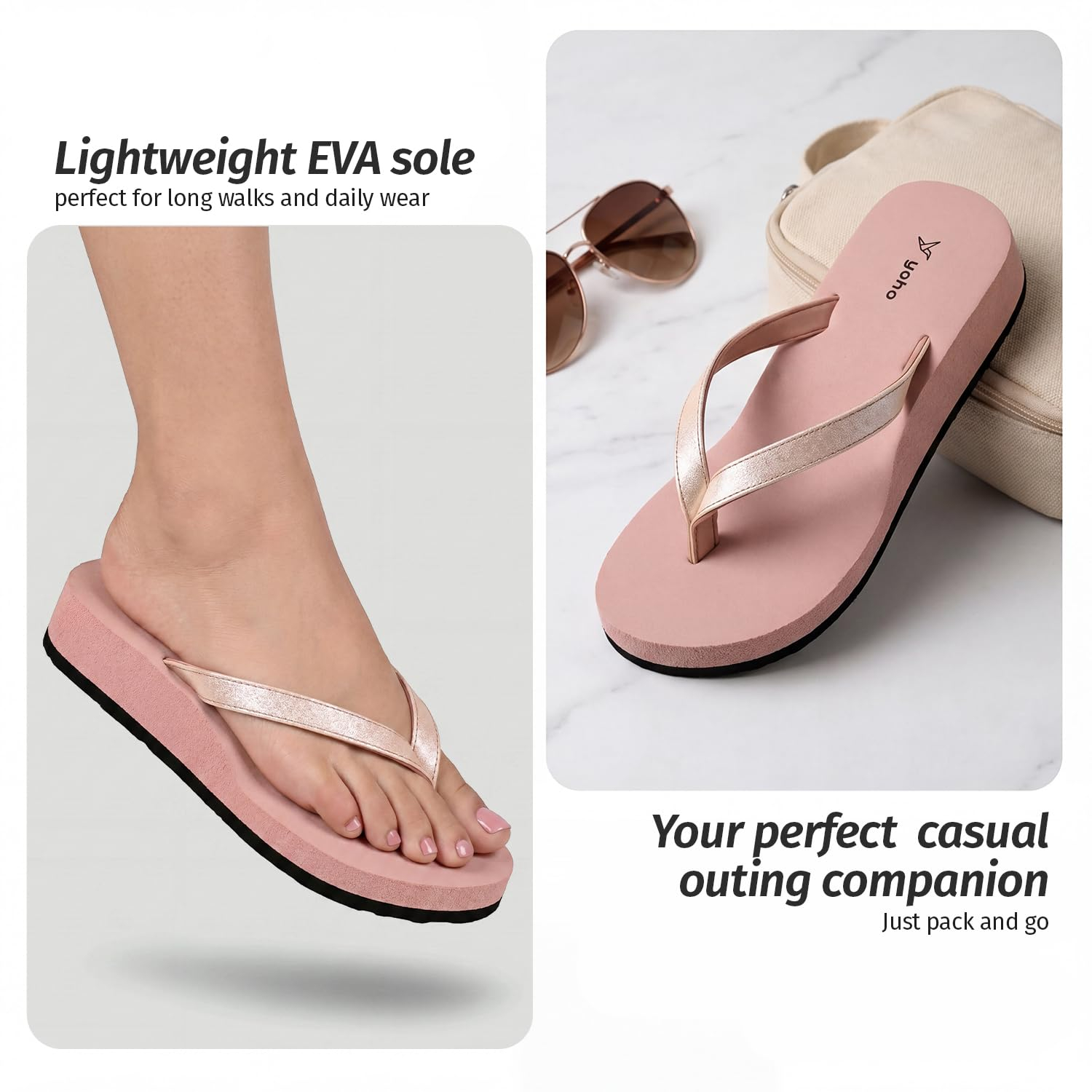 YOHO Bubbles Women's Lightweight Flip-Flops - Image 107