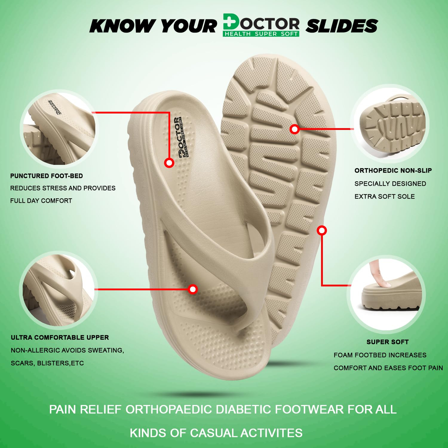 Doctor Health Super Soft Floats Women's Cushioned Slippers - Image 8