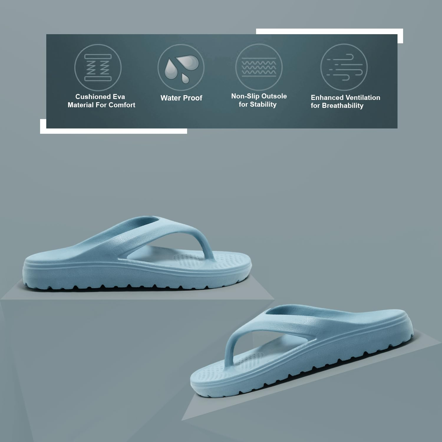 Doctor Health Super Soft Floats Women's Cushioned Slippers - Image 22