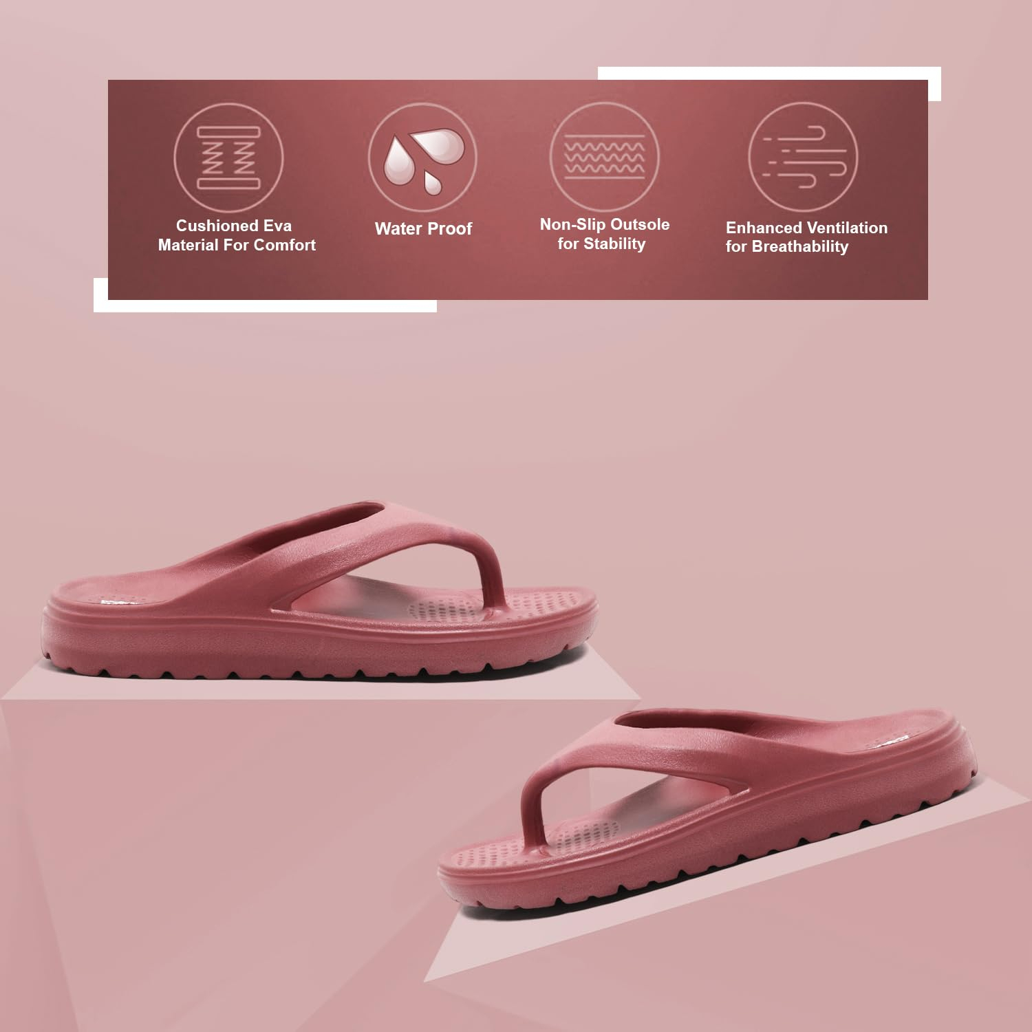 Doctor Health Super Soft Floats Women's Cushioned Slippers - Image 31