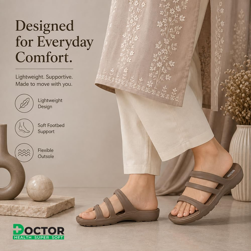 Doctor Health Super Soft Women's Cushioned Comfort Slides - Image 5