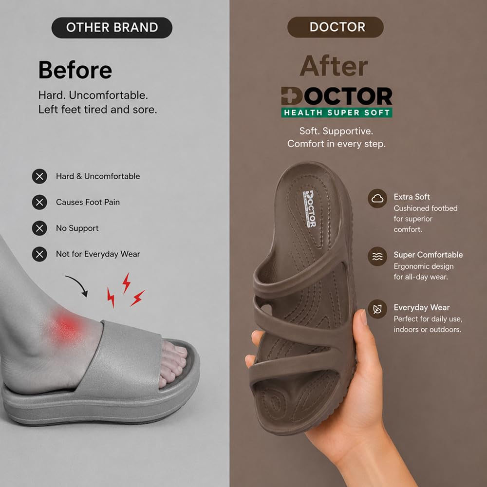 Doctor Health Super Soft Women's Cushioned Comfort Slides - Image 7