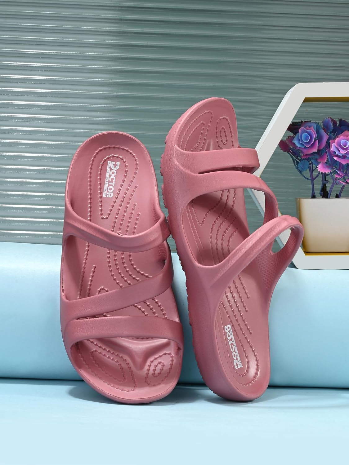 Doctor Health Super Soft Women's Cushioned Comfort Slides - Image 11
