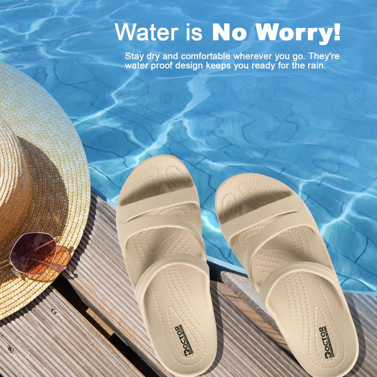 Doctor Health Super Soft Women's Cushioned Comfort Slides - Image 23