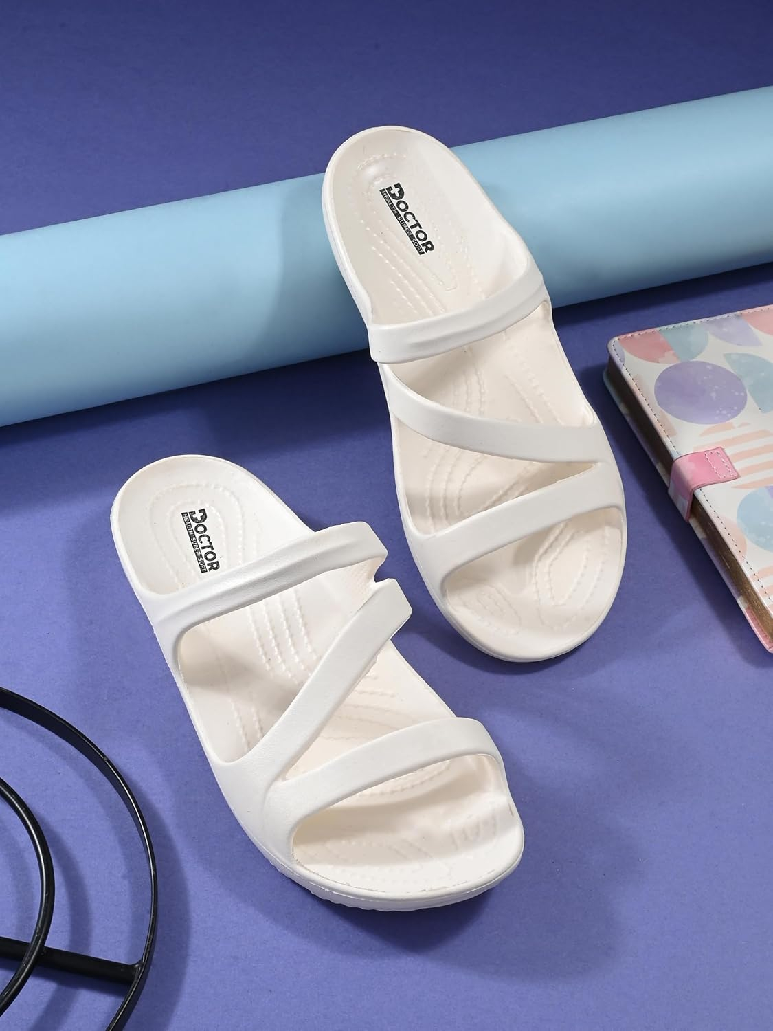 Doctor Health Super Soft Women's Cushioned Comfort Slides - Image 37