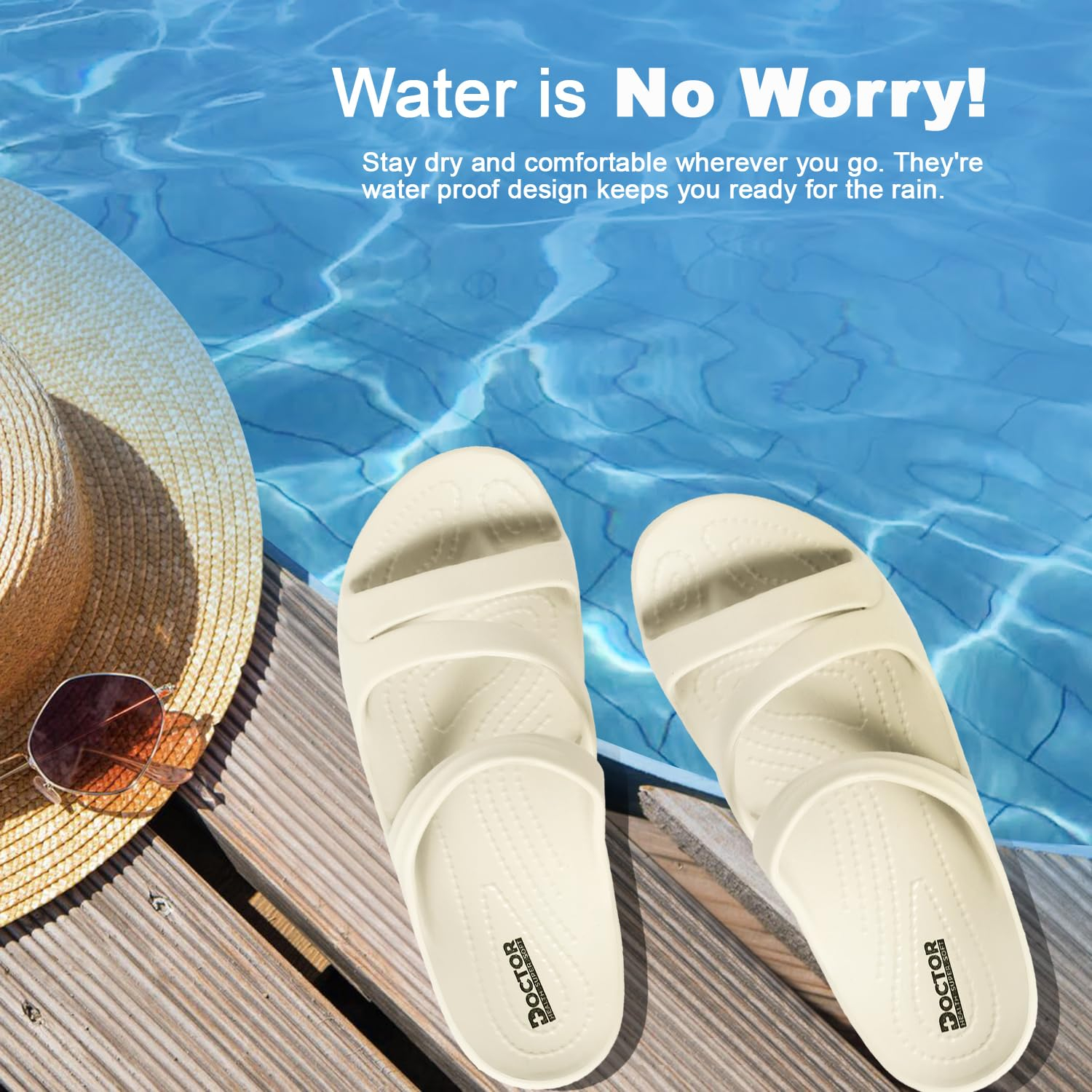 Doctor Health Super Soft Women's Cushioned Comfort Slides - Image 40