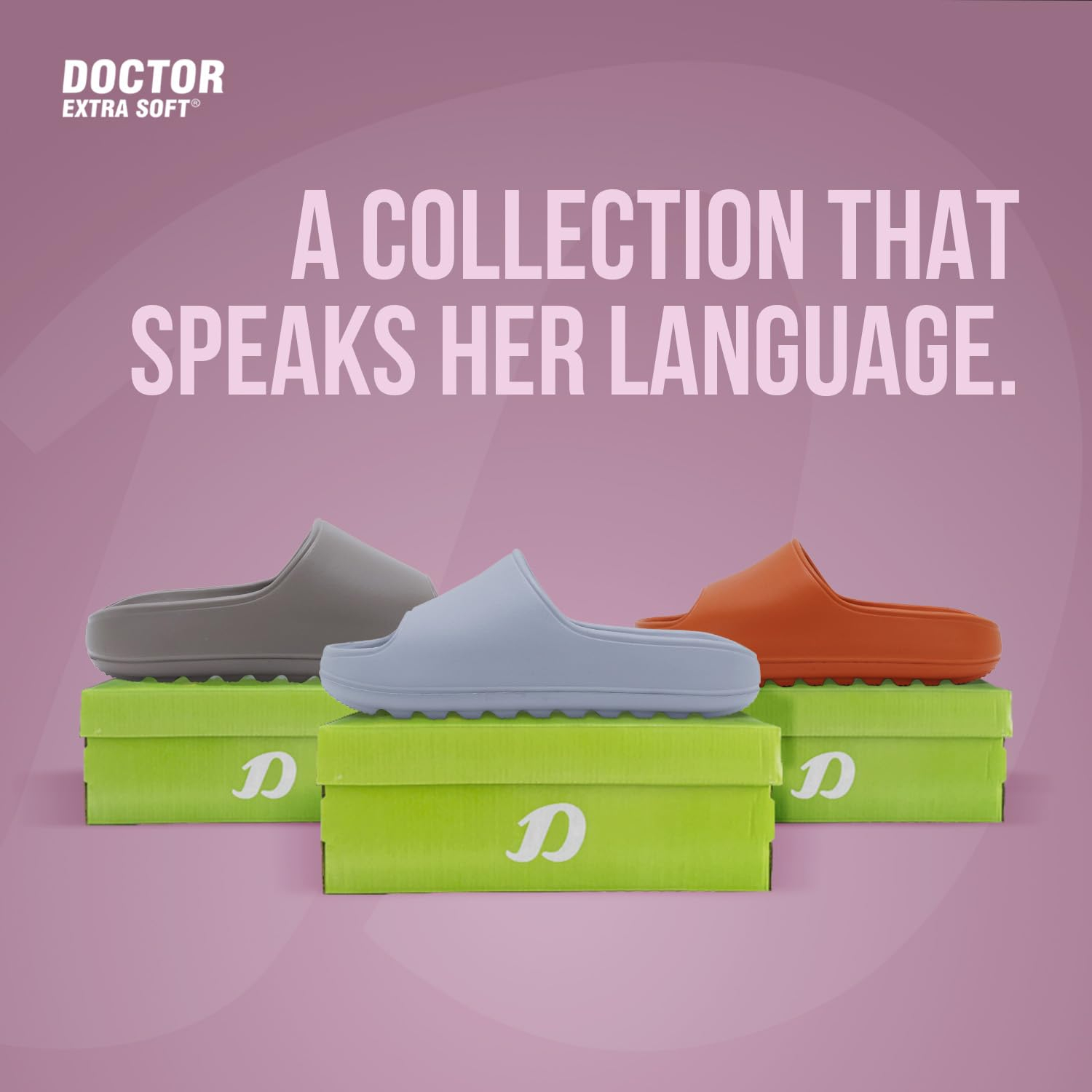 Doctor Extra Soft Women's Cushioned Slide Slippers - D-508 - Image 7