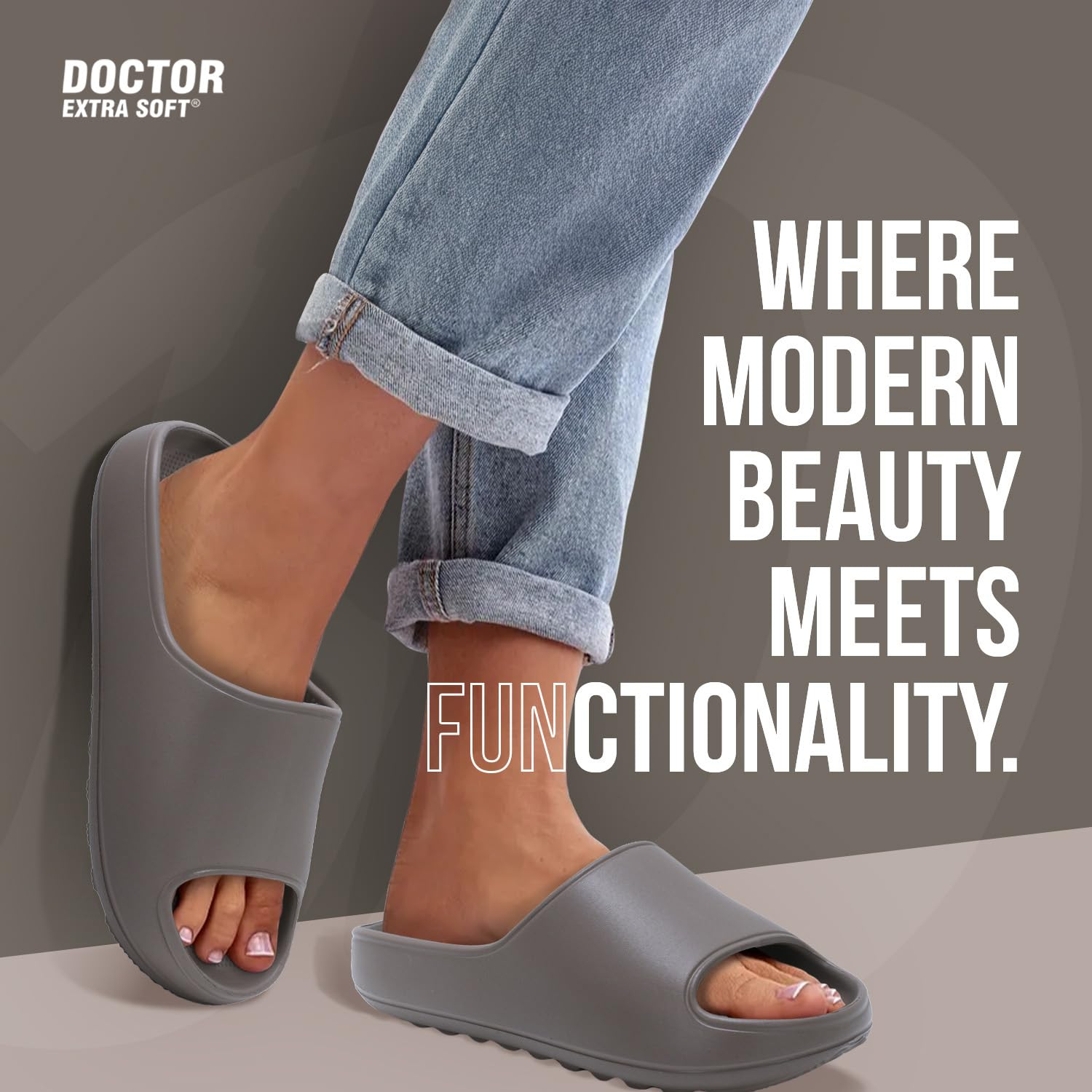 Doctor Extra Soft Women's Cushioned Slide Slippers - D-508 - Image 12