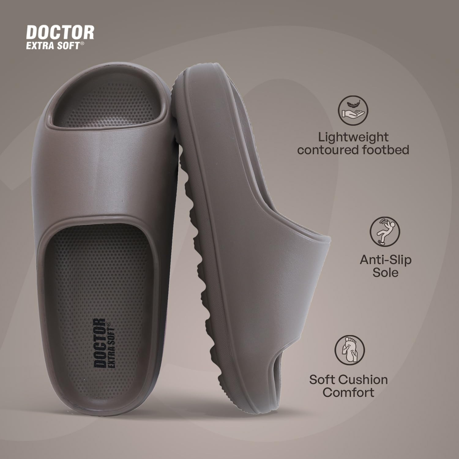 Doctor Extra Soft Women's Cushioned Slide Slippers - D-508 - Image 13