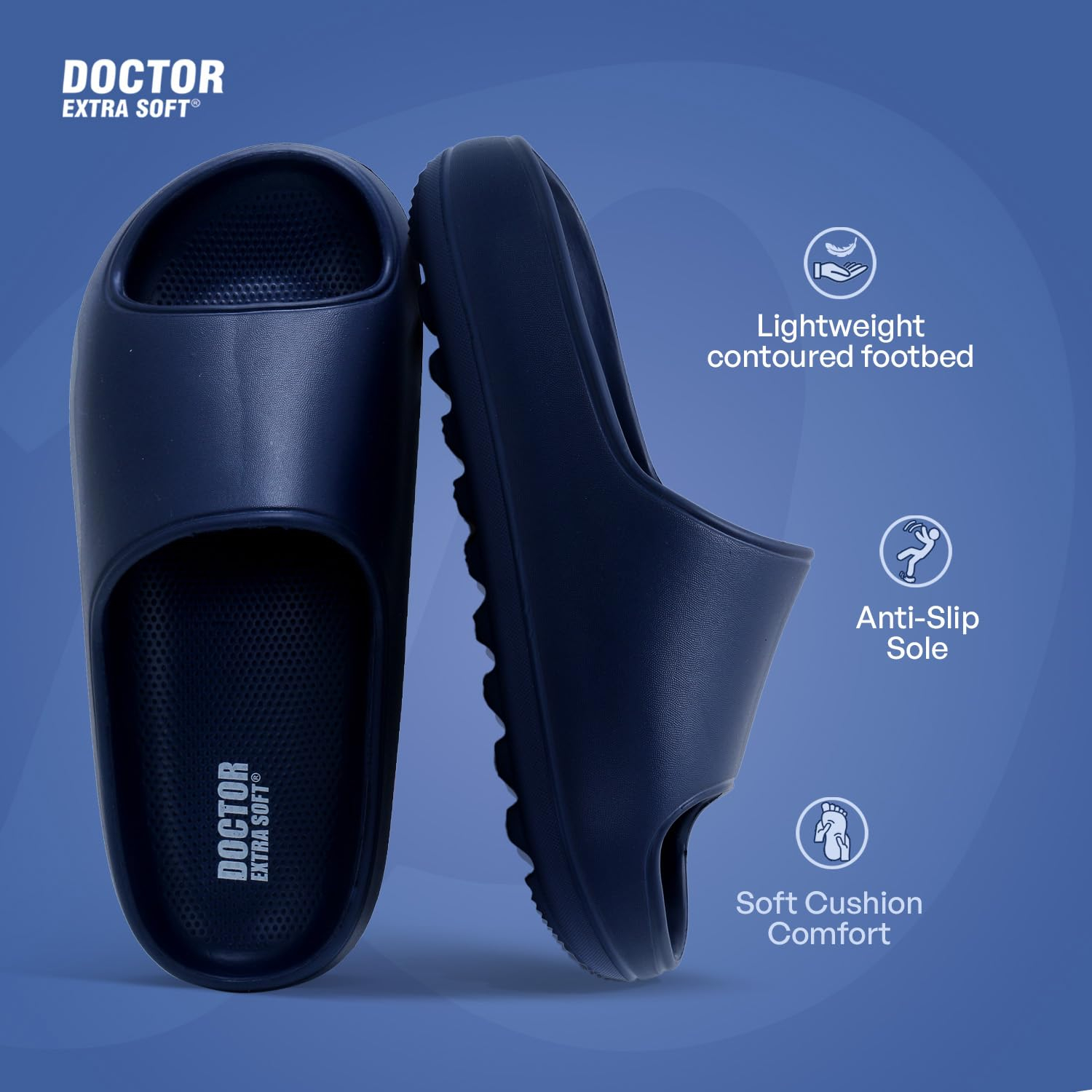 Doctor Extra Soft Women's Cushioned Slide Slippers - D-508 - Image 20