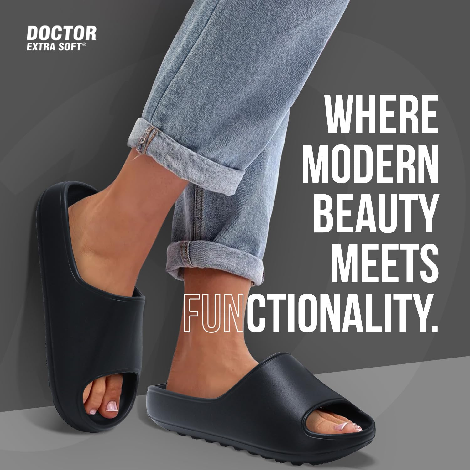 Doctor Extra Soft Women's Cushioned Slide Slippers - D-508 - Image 26