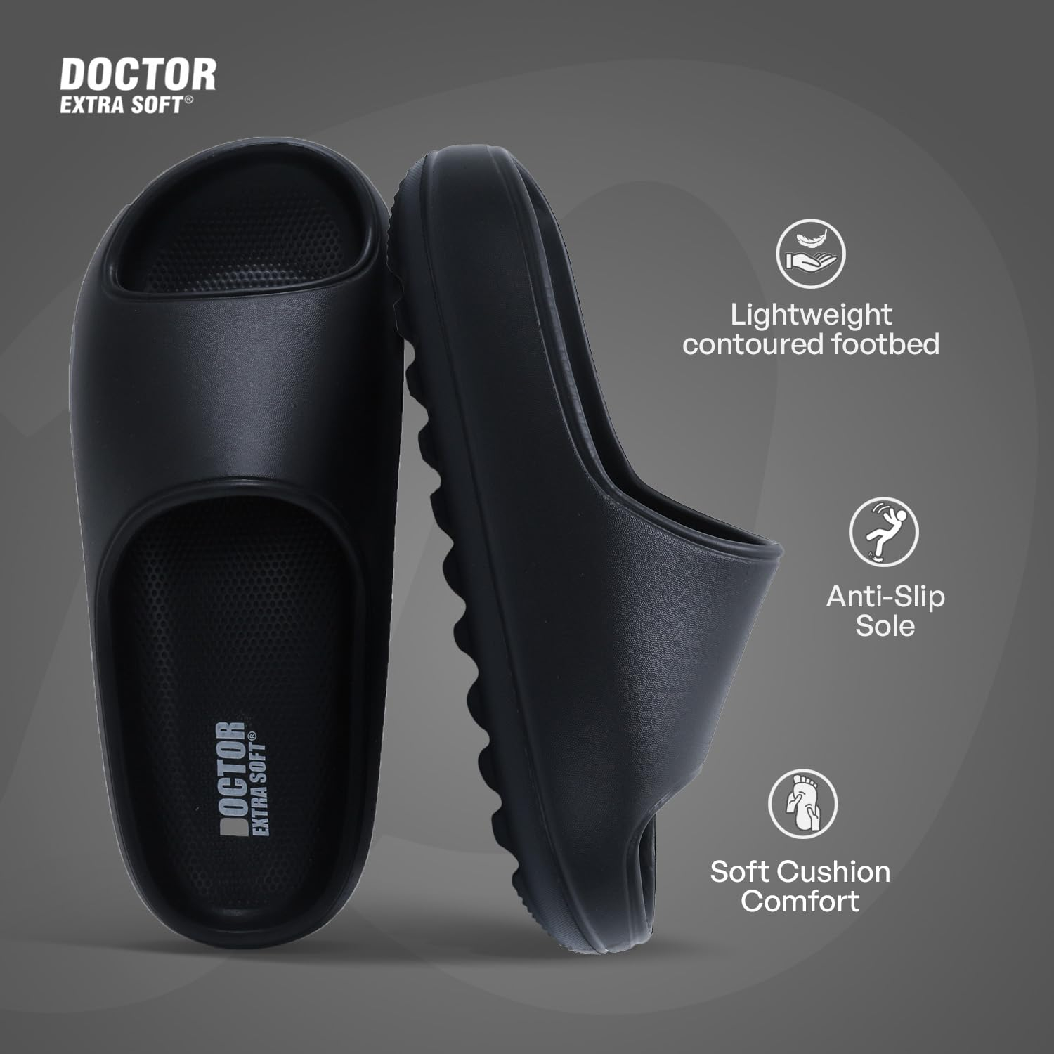 Doctor Extra Soft Women's Cushioned Slide Slippers - D-508 - Image 27