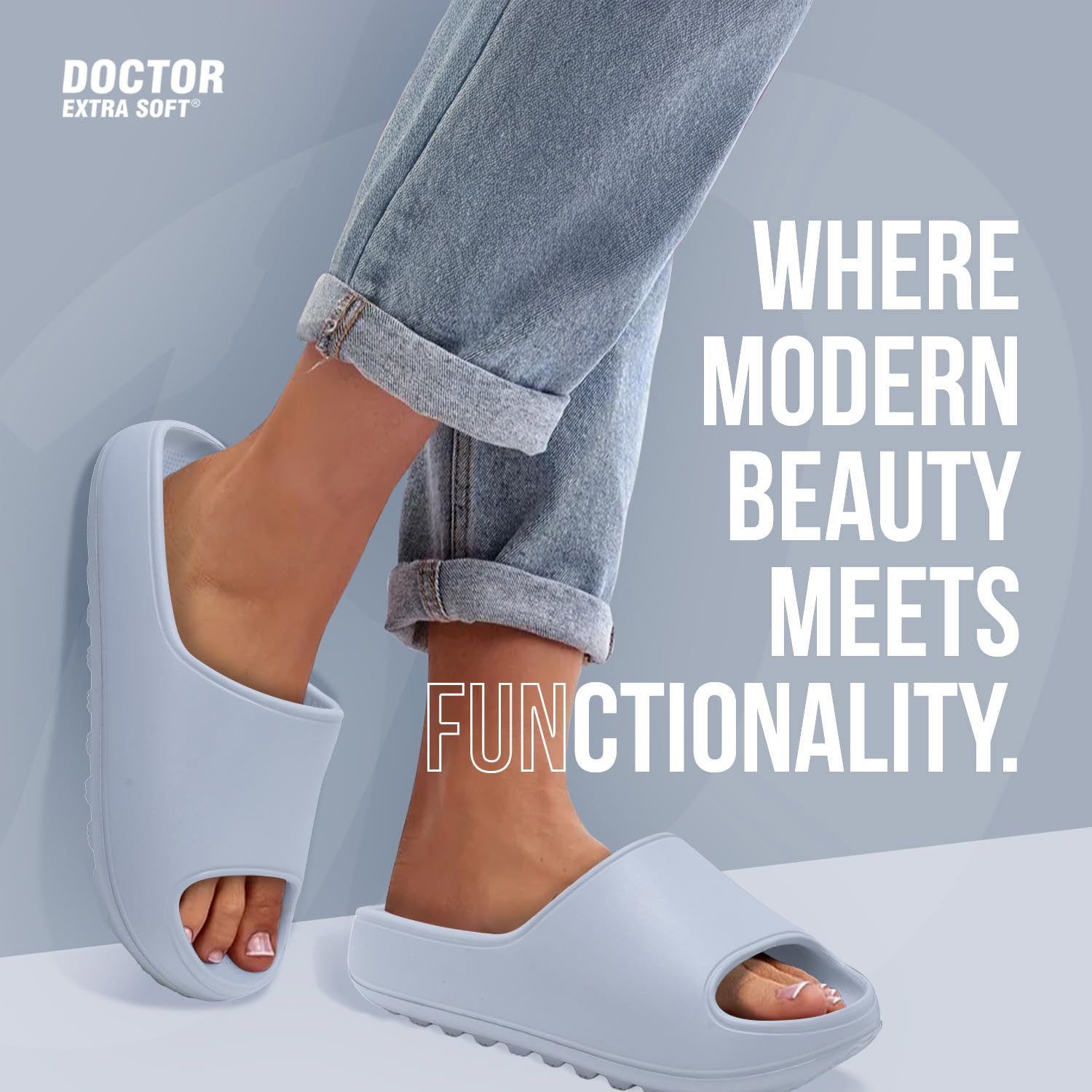 Doctor Extra Soft Women's Cushioned Slide Slippers - D-508 - Image 40