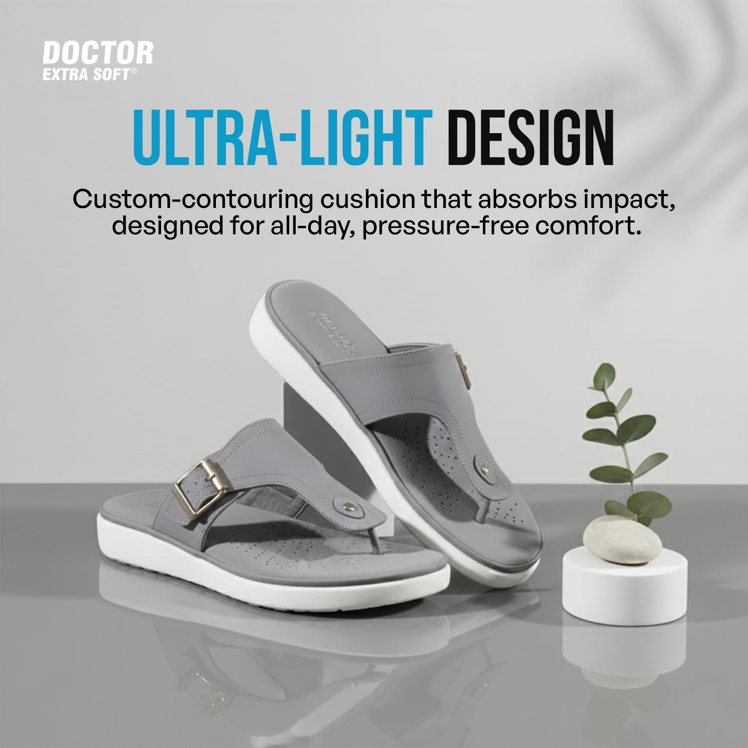 Doctor Extra Soft Women's Lightweight Memory-Foam Sandals - D-621 - Image 13