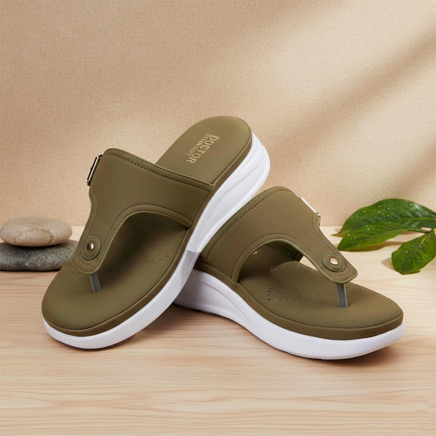 Doctor Extra Soft Women's Lightweight Memory-Foam Sandals - D-621 - Image 23