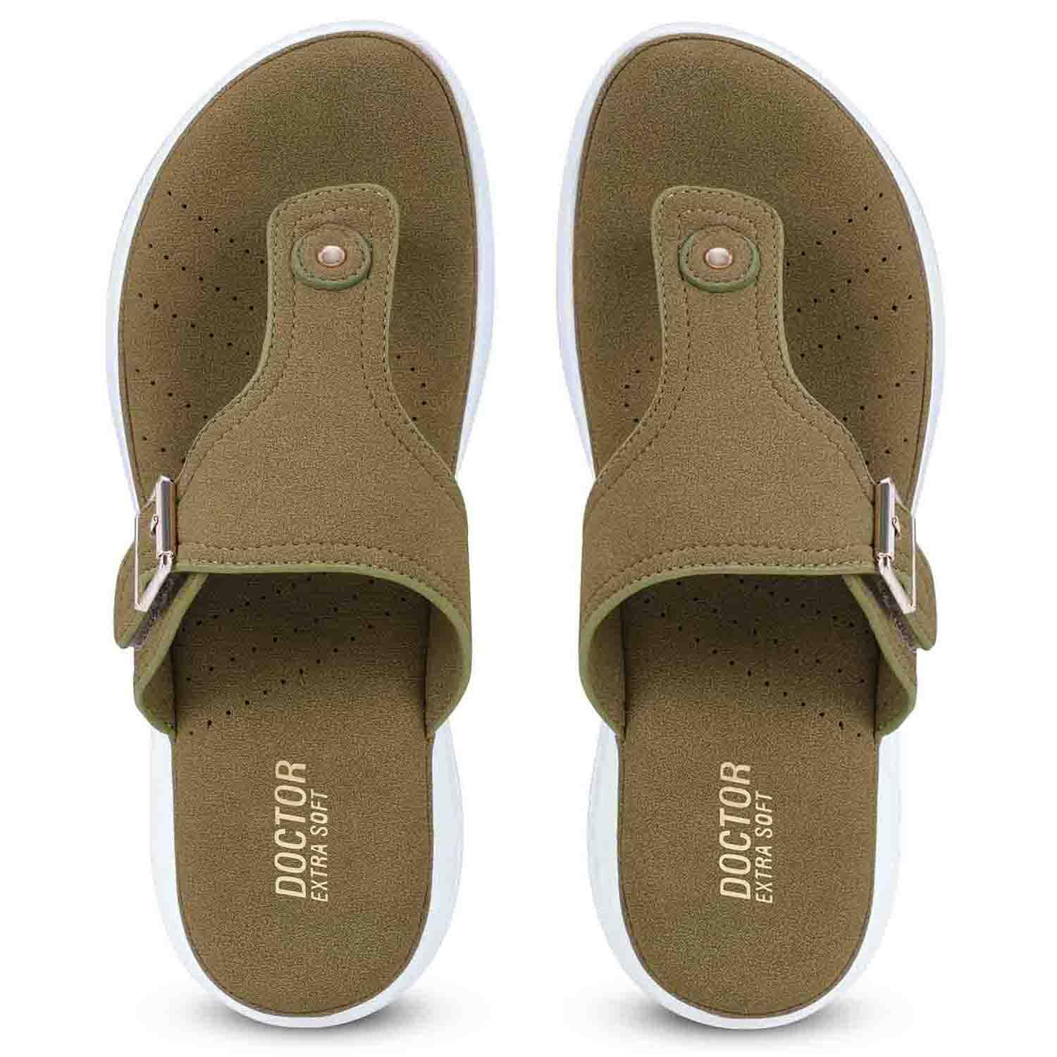 Doctor Extra Soft Women's Lightweight Memory-Foam Sandals - D-621 - Image 24