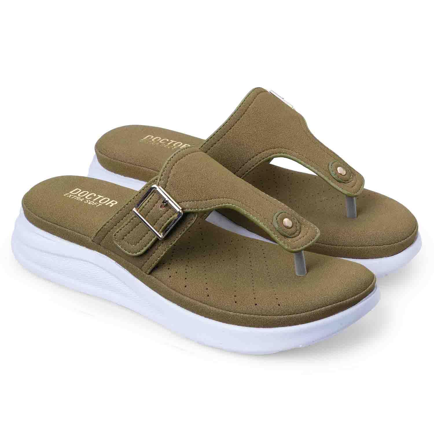 Doctor Extra Soft Women's Lightweight Memory-Foam Sandals - D-621 - Image 25