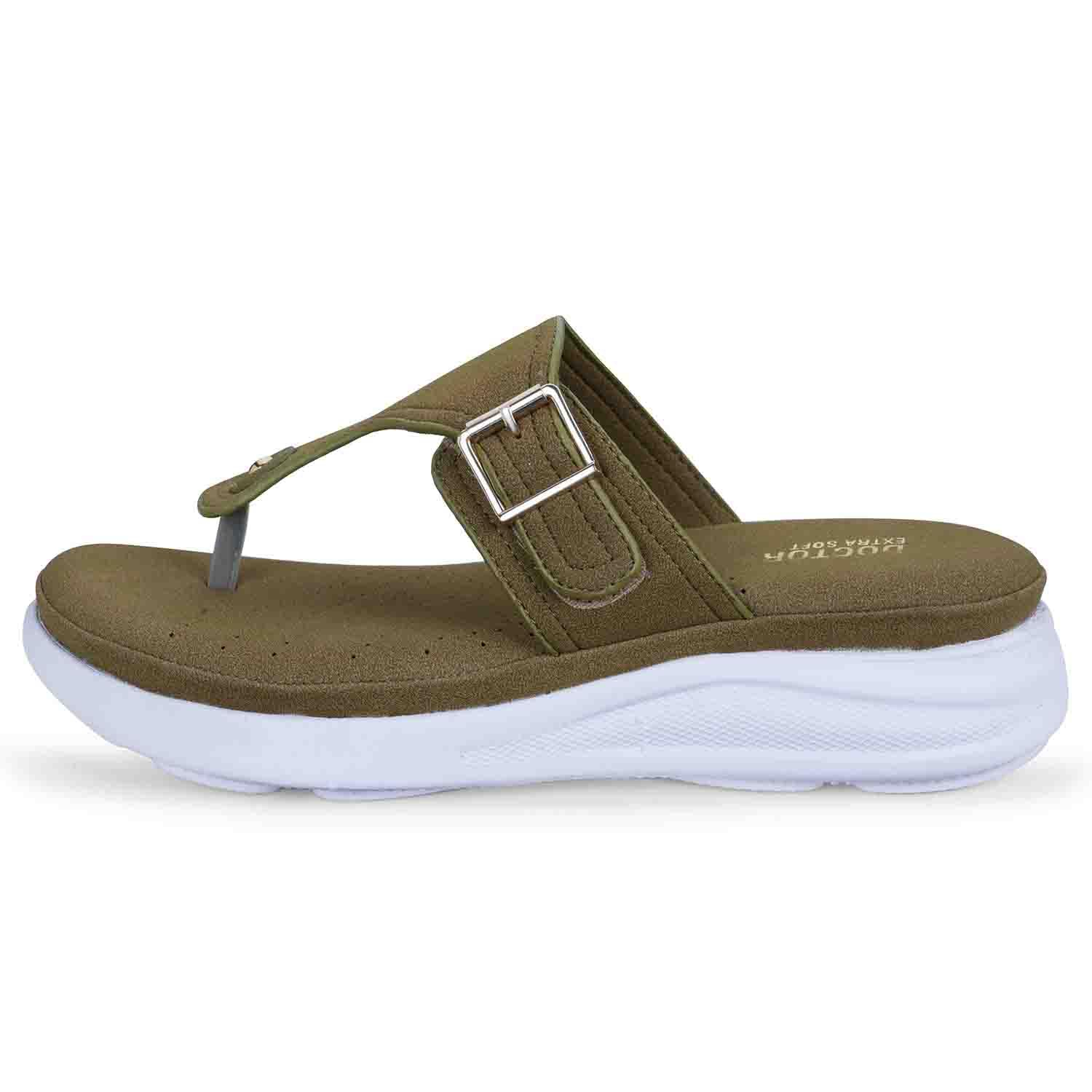 Doctor Extra Soft Women's Lightweight Memory-Foam Sandals - D-621 - Image 27
