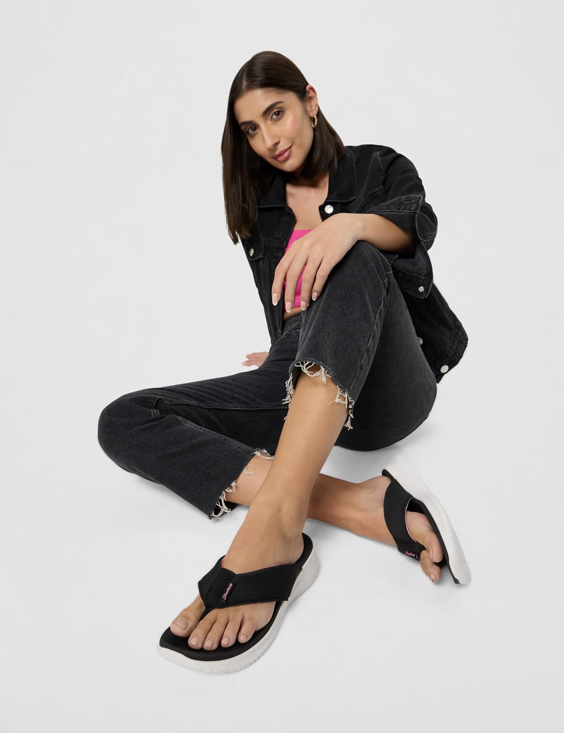 Skechers Women's Ultra Flex Slippers - Image 8