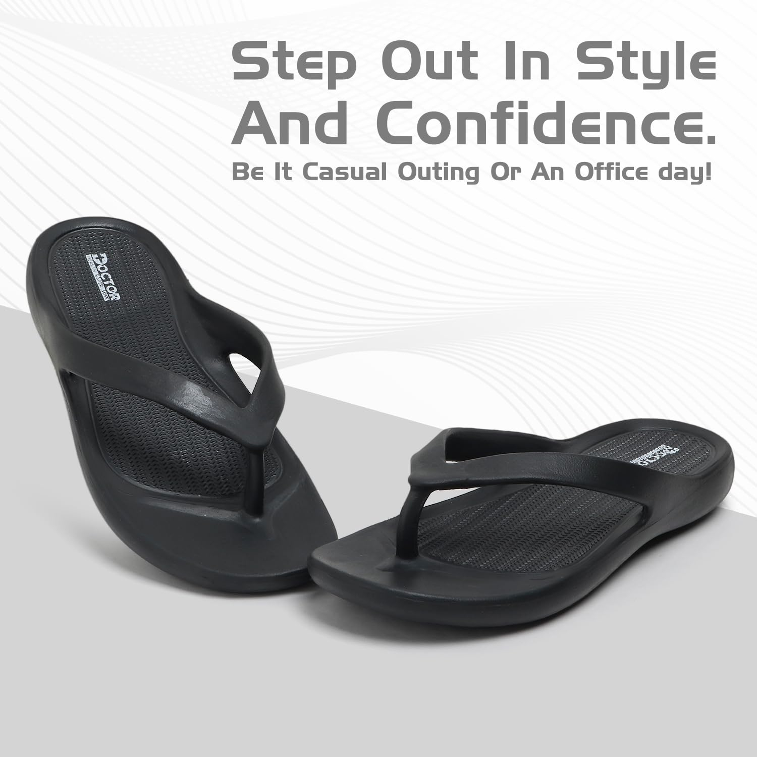 Doctor Health Super Soft Women's Soft-Footbed Flip-Flops - Image 6