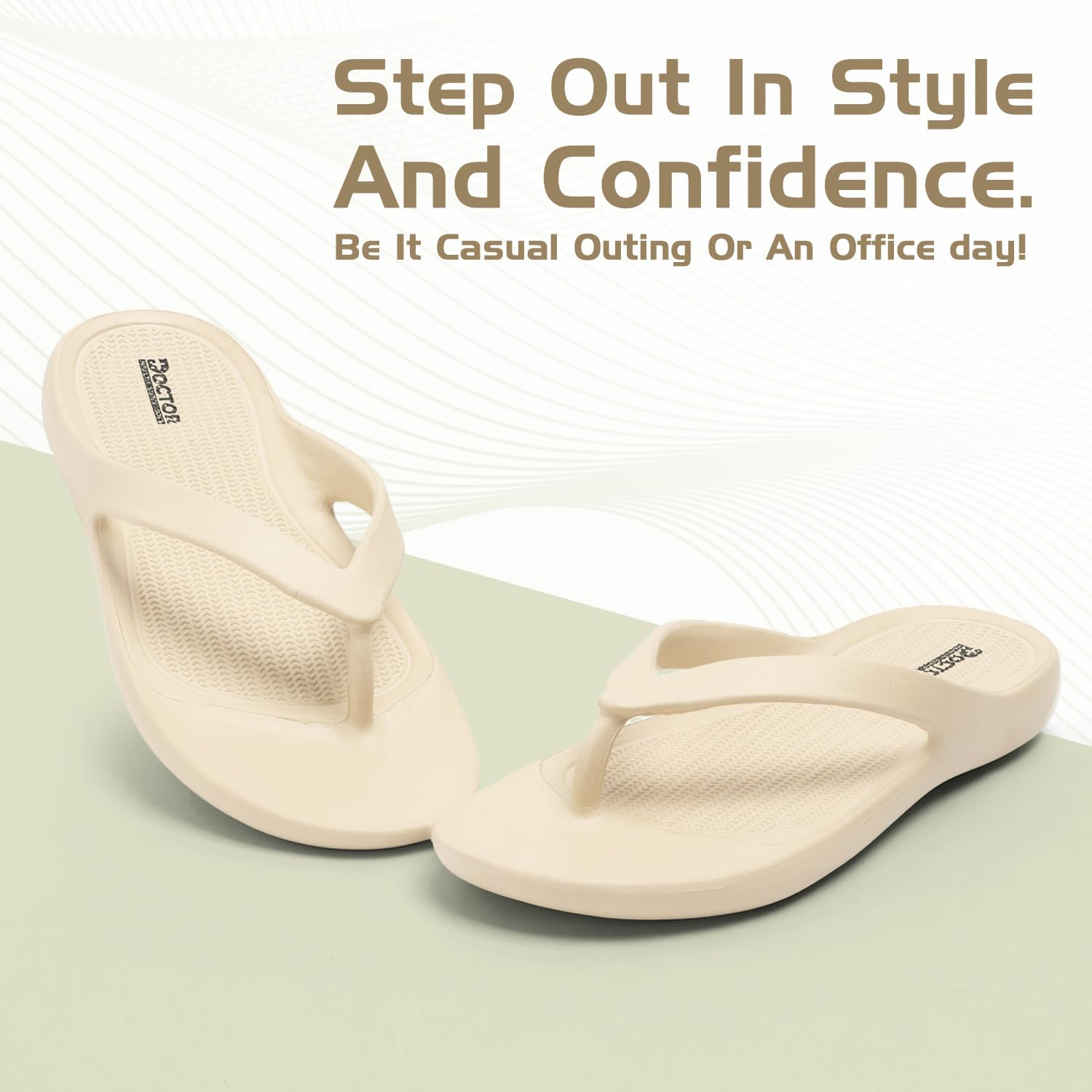 Doctor Health Super Soft Women's Soft-Footbed Flip-Flops - Image 15