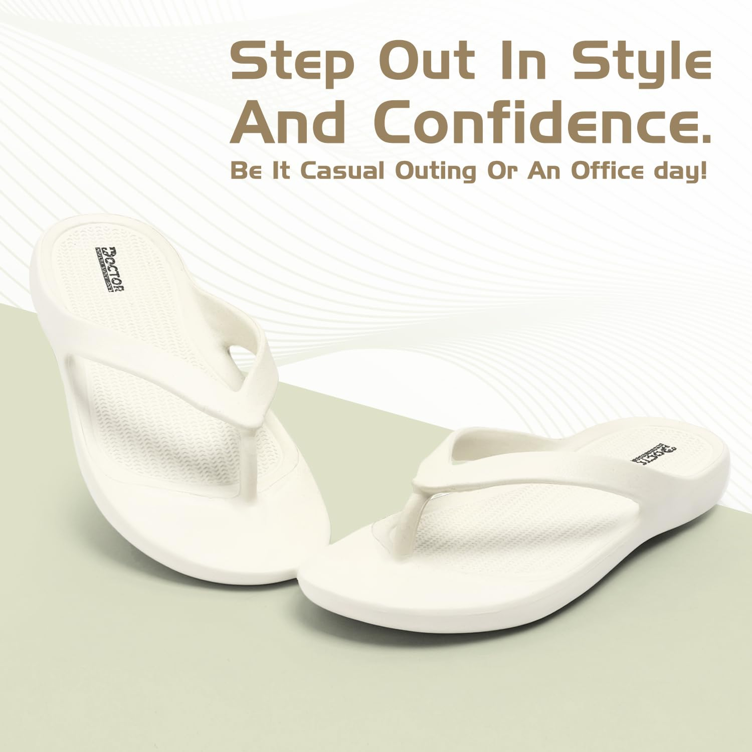 Doctor Health Super Soft Women's Soft-Footbed Flip-Flops - Image 33