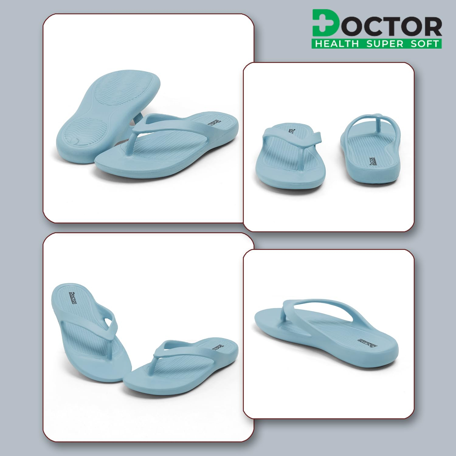 Doctor Health Super Soft Women's Soft-Footbed Flip-Flops - Image 40