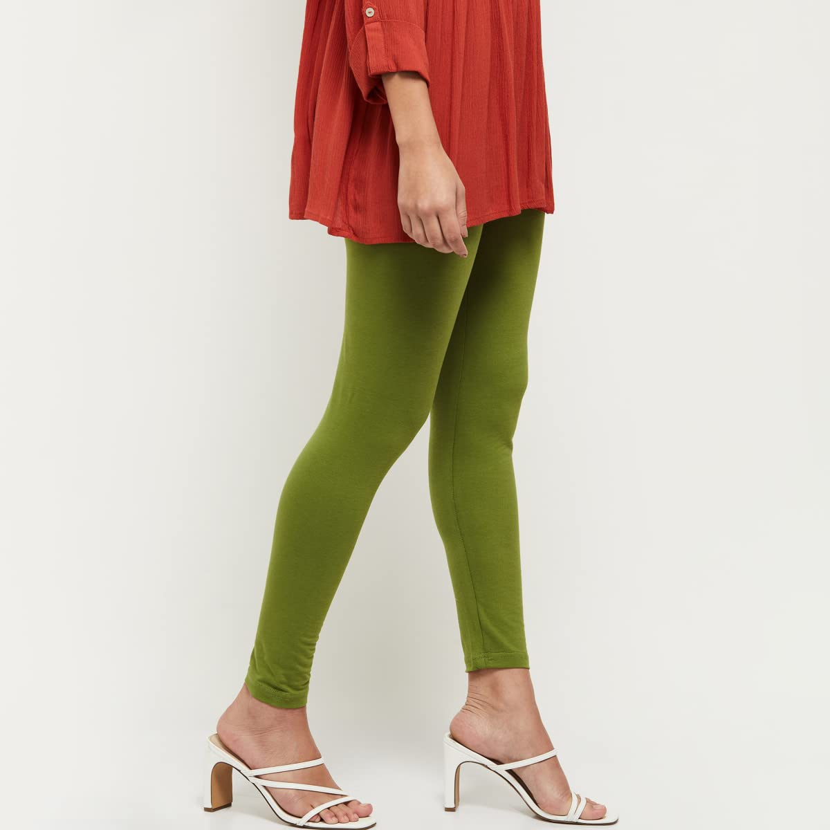 Max Women's Mid-Rise Cotton Leggings - Image 12
