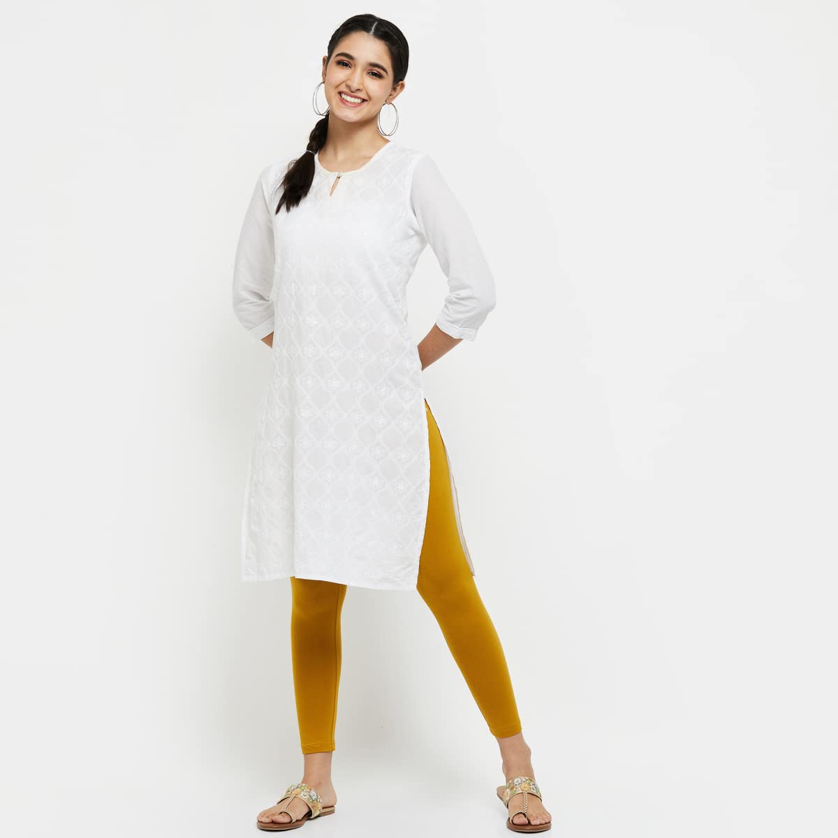 Max Women's Mid-Rise Cotton Leggings - Image 37