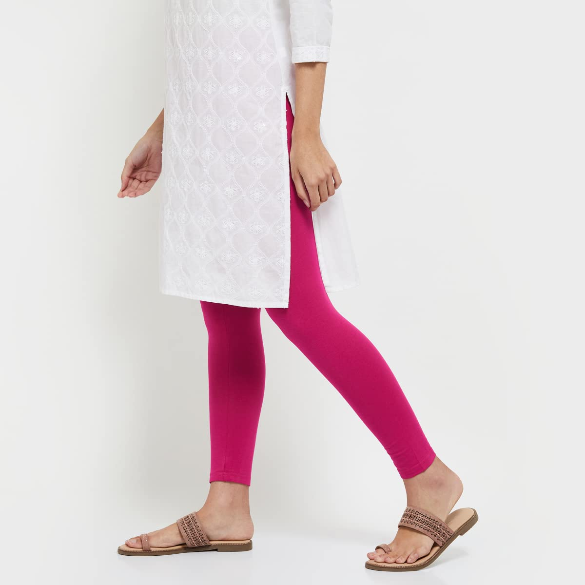 Max Women's Mid-Rise Cotton Leggings - Image 61