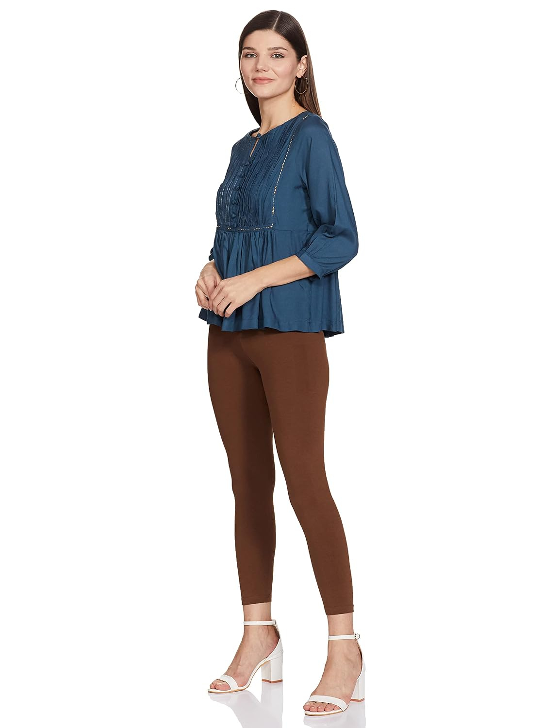 Max Women's Mid-Rise Cotton Leggings - Image 78