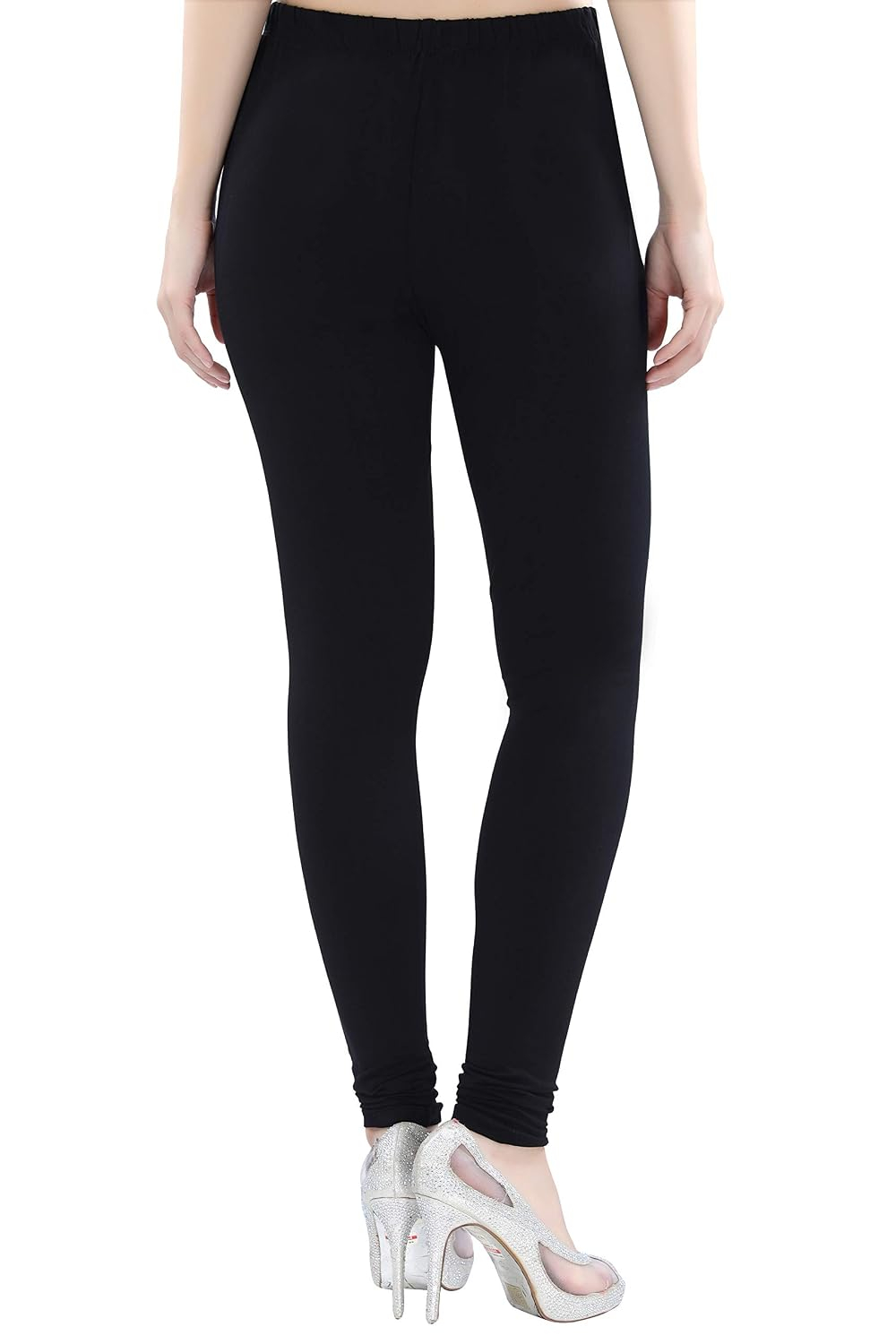 TRASA Women's Four-Way Stretch Cotton Churidar Leggings - Image 5