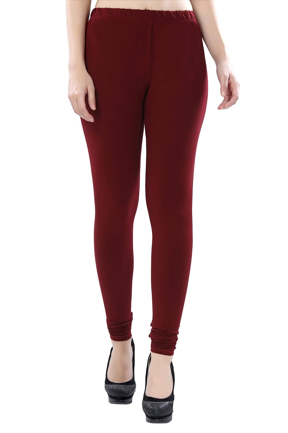 TRASA Women's Four-Way Stretch Cotton Churidar Leggings - Image 24